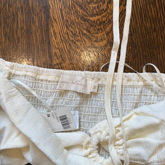 NWT Ruby and Jenna Cream Textured Woven SET Size Medium - Picture 7 of 8